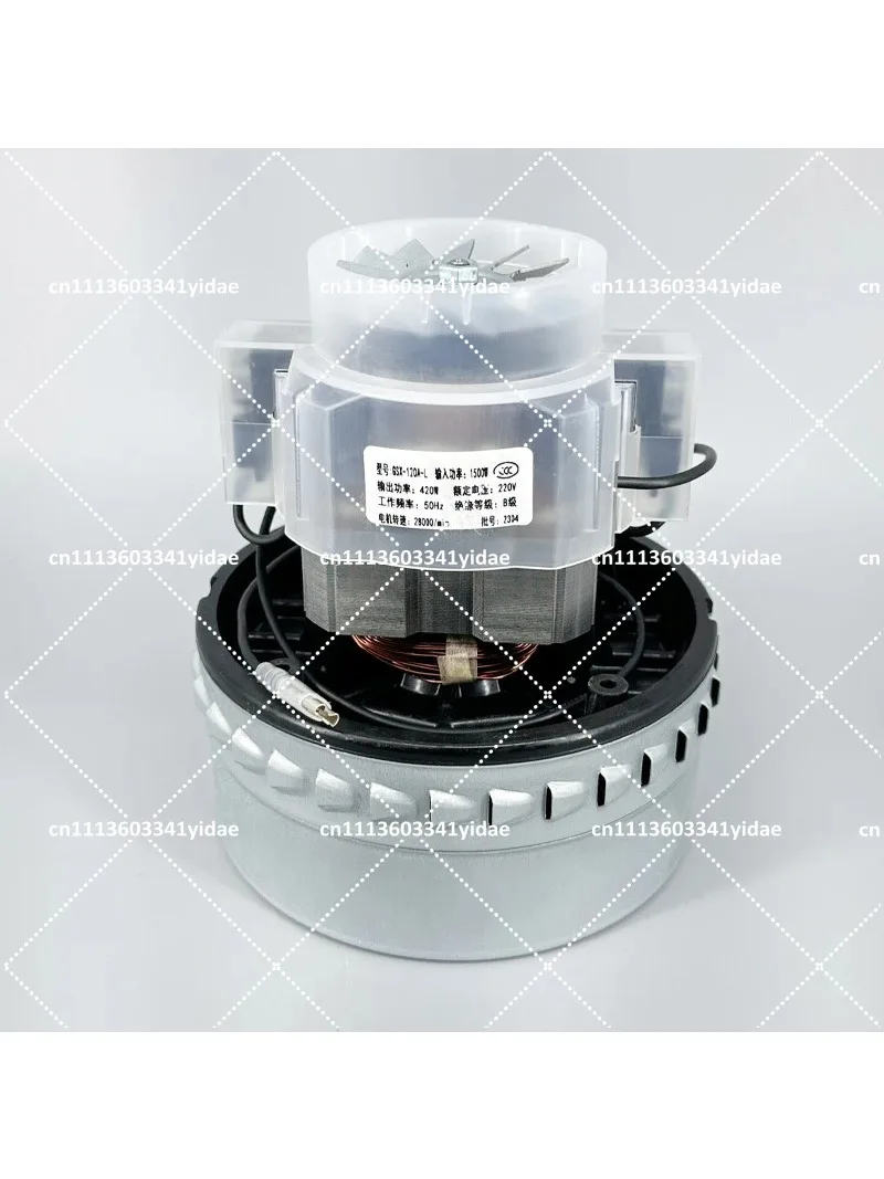 Industrial Vacuum Cleaner Motor 1000W 1200W 1500W High Power Copper Wire Bypass 220V-240V Accessories