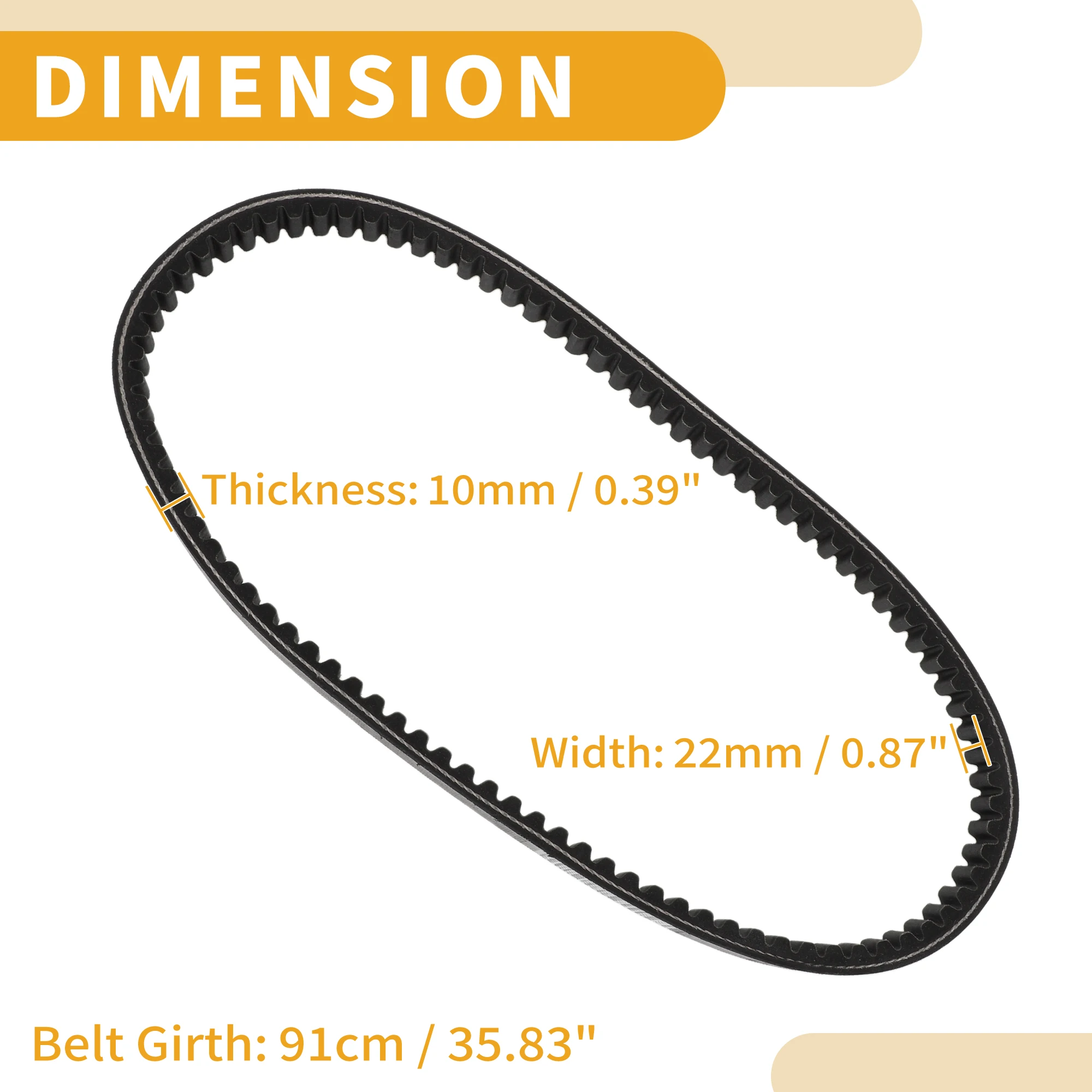 Motoforti محرك حزام دراجة نارية الخامس حزام لهوندا FES125 لهوندا PES125R لهوندا S-Wing PS125 لهوندا NES150 #4
