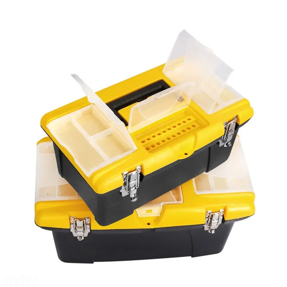

Thickened Tool Box Screwdriver Bit Hole Garage Organizer Electronic Components Power Hand Convenient Professional Tool Storage
