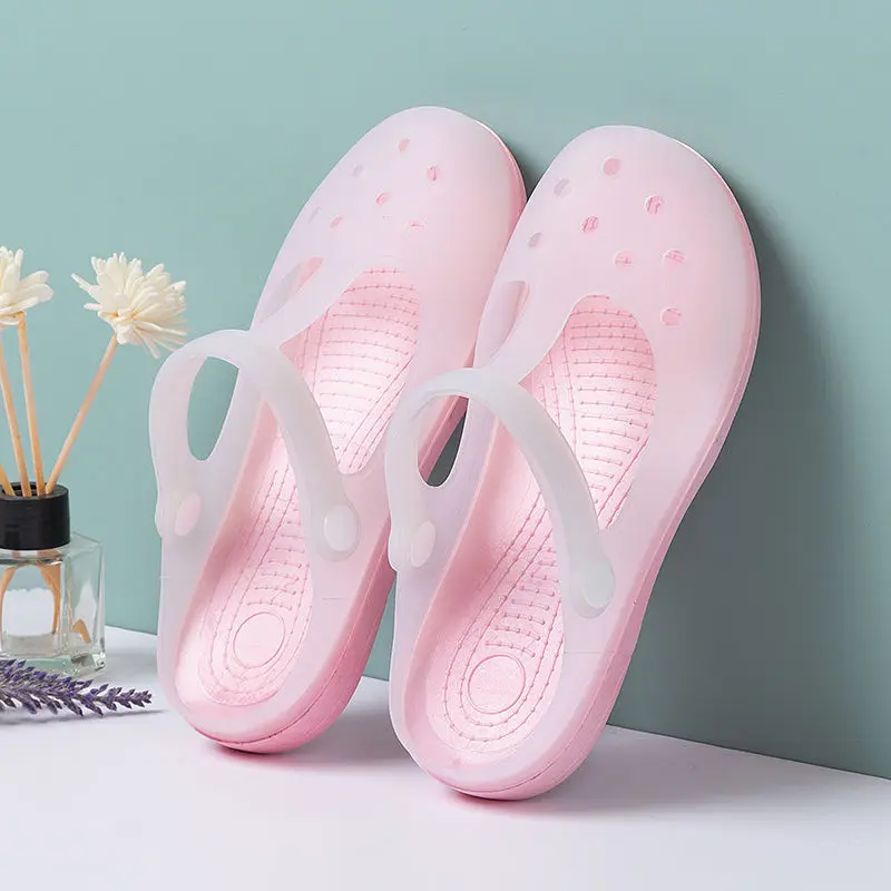 

Dopamine Anti-Slip Hole Hole Shoes Women's Outdoor Nurse Shoes Summer Breathable Youth Soft Bottom Jelly Sandals