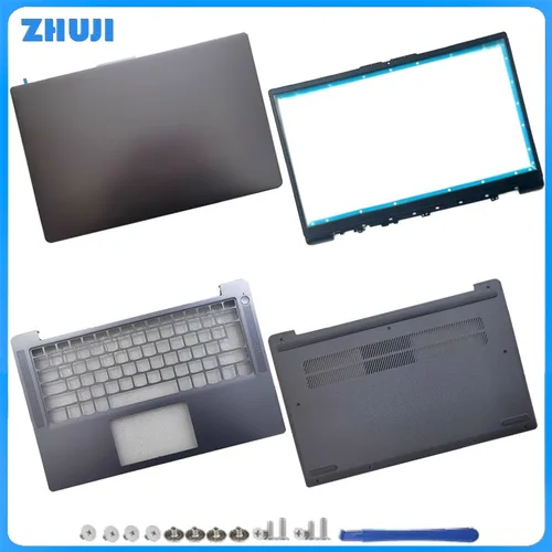Imagen 1 del producto Para IdeaPad Slim 3 14IRU8 14IAN8 14ABR8 14AMN8 14IRH8 14IAH8 cubierta trasera LCD/bisel frontal/bisagras/reposamanos/cubierta inferior 5CB1K18611