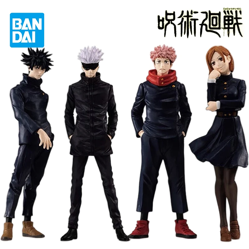 

Original Bandai Jujutsu Kaisen Gashapon Nobara Kugisaki Megumi Fushiguro Yuji Itadori Satoru Gojo Collectible Model Trendy Toys