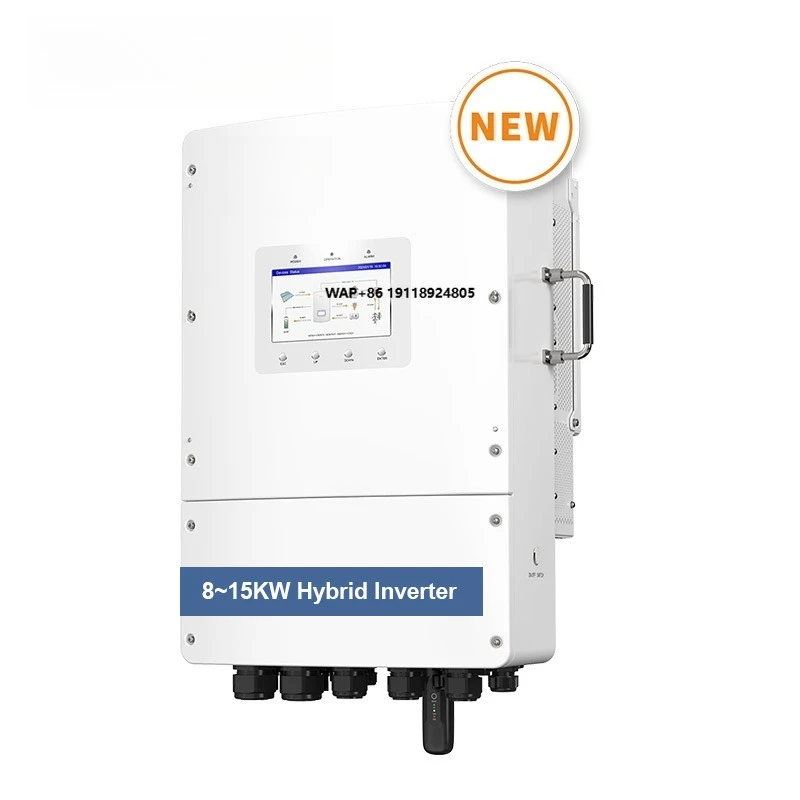 Hot Sale 10kw 12kw 15kw 3 Phase 40-60V Low Voltage Battery Hybrid Inverters 10kv 15 Kv on off Grid Solar Inverter for Home