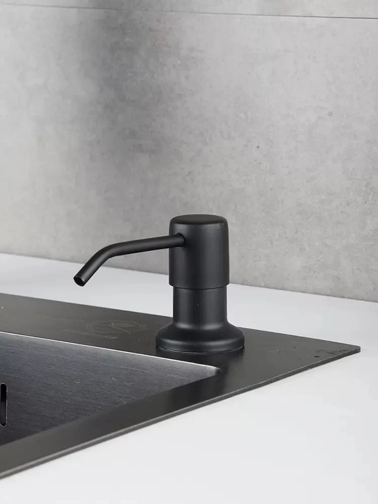 High Quality Black Kitchen sink Liquid soap dispenser