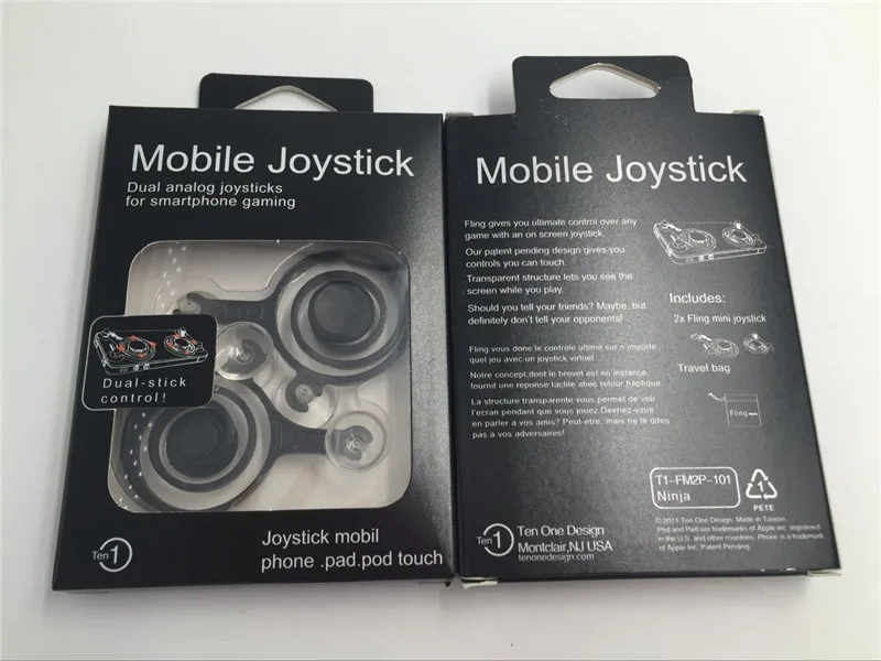 2 шт./компл. мини-джойстики для смартфона нулевой джойстик с сенсорным экраном для телефона, планшета, аркадных игр, новый джойстик для телефона с двойной упаковкой