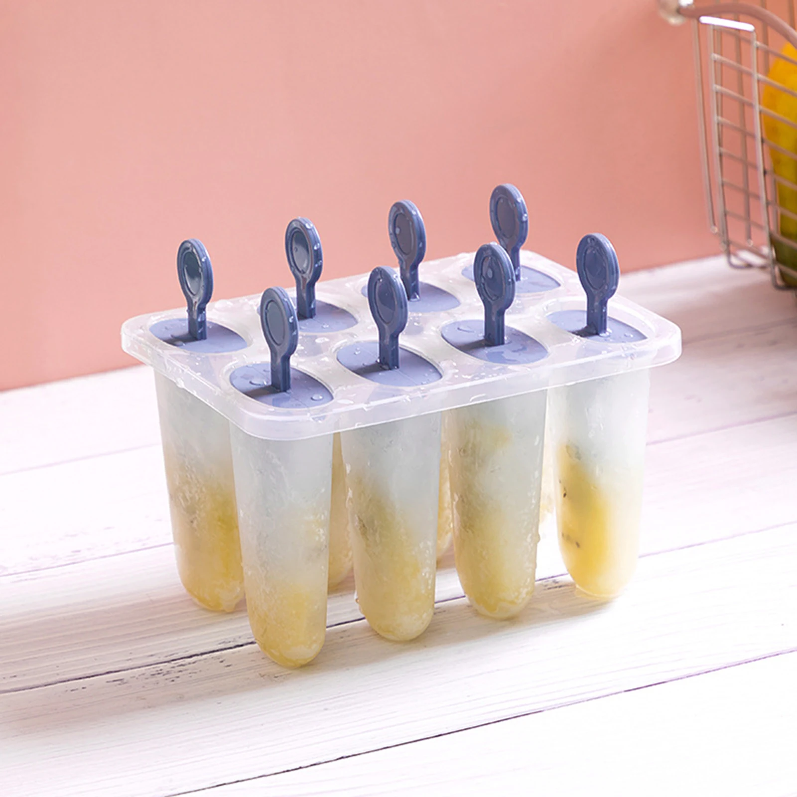 Popsicle Mold With Lid Home Made Homemade Mung Bean Popsicle Homemade Ice Cream Frozen Ice Cream Molds