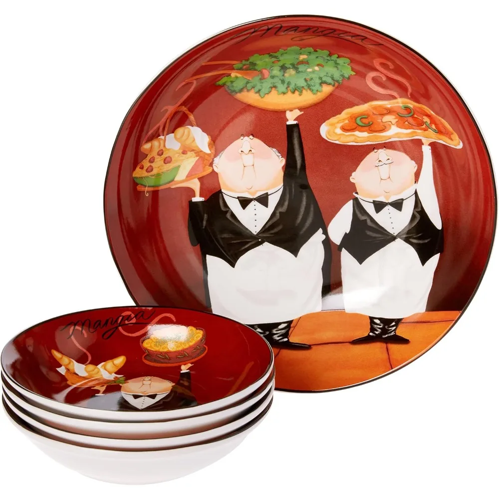 

Разноцветный набор макарон для официантов из 5 предметов