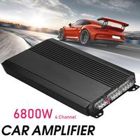 4-channel 4-way Car Sound Amplifier Aluminum Alloy Sound Subwoofer Professional Portable Car Audio Amplifiers Modified