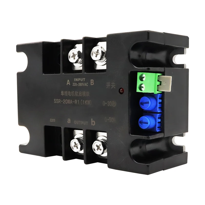 Single-phase Intelligent Motor Soft Starter Soft Start Module Slow ...