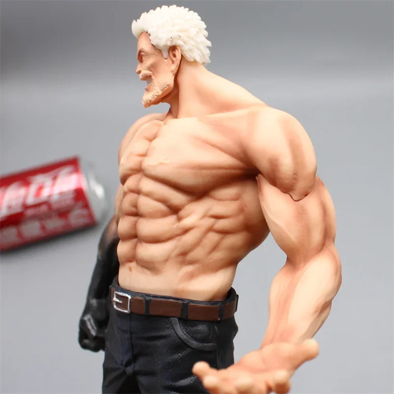 26Cm Een Stuk Anime Figuren Aap D Garp Staande Houding Gk Sculptuur Scene Handgemaakt Pvc Ornament Speelgoed Geschenken Model Desktop