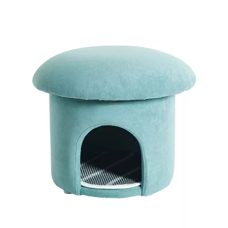 High quality and best-selling children's mushroom shaped velvet stool