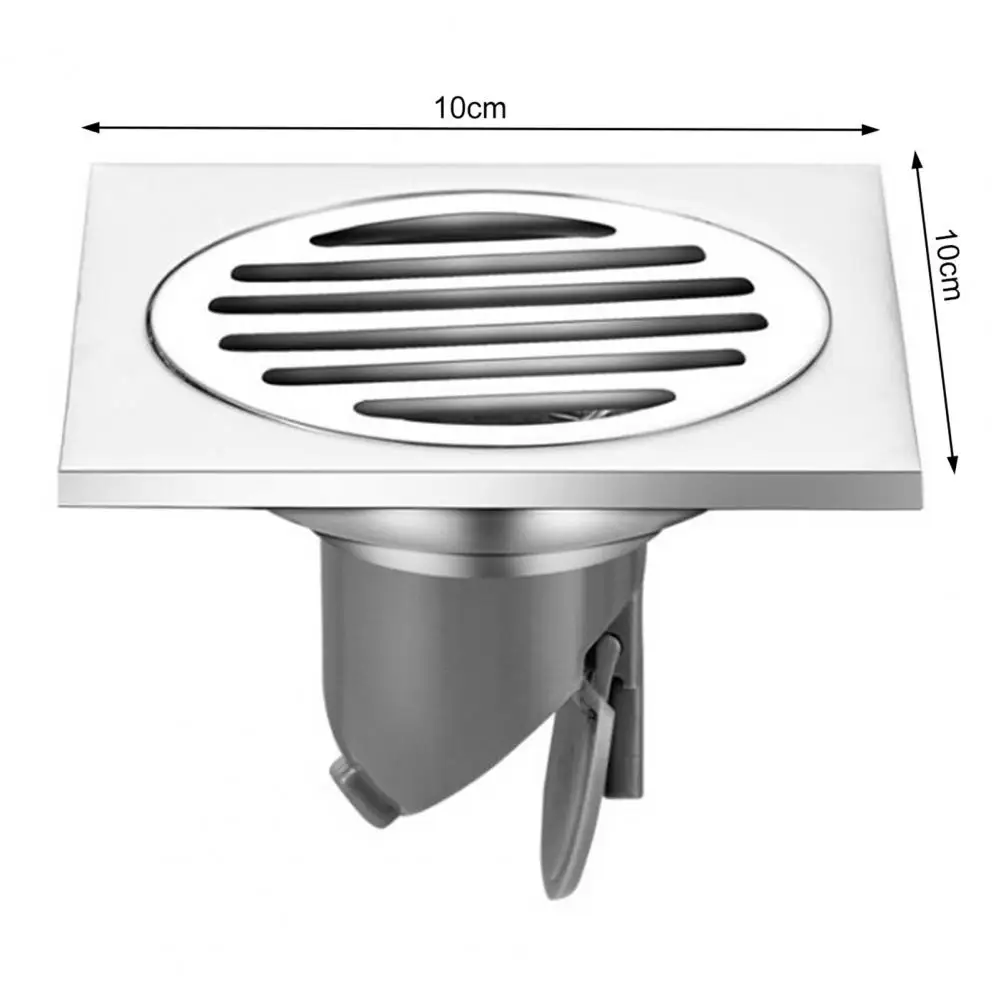 Thickened Shower Floor Drain Hollow Out Panel Anti-smell Practical Shower Floor Drain Backflow Preventer Valve Sewer Core