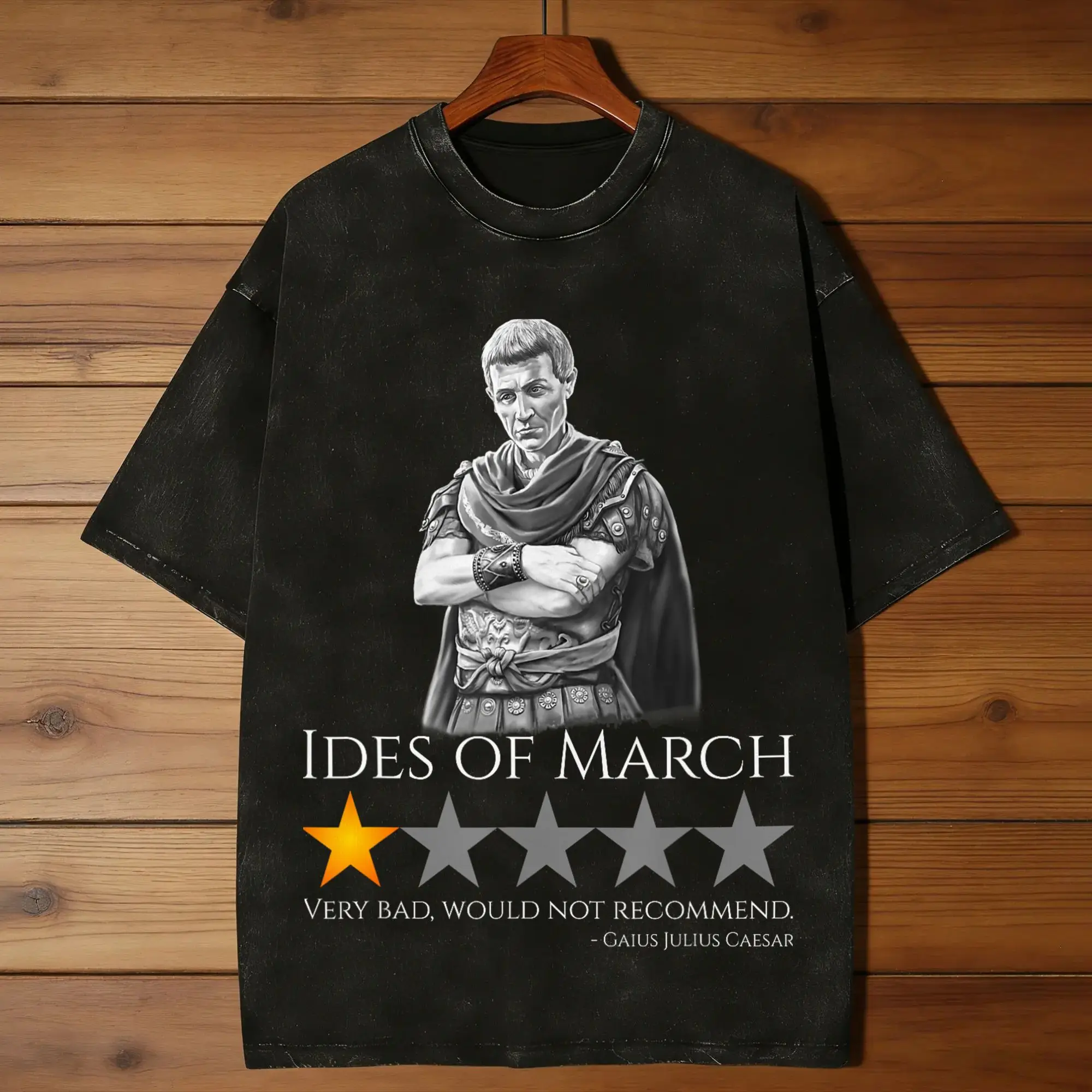Julius Caesar Ides of March T Shirts Men's  Pure Cotton Unique T-Shirt Crewneck  Tees Short Sleeve Clothing Summer