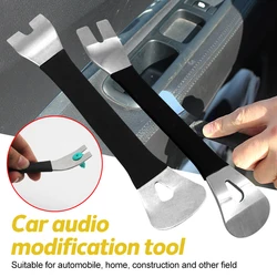 1Pc Car Trim Removal Tool Stainless Steel Durable Two-end Trim Removal Level Pry Tools Door Panel Audio Terminal Fastener Driver