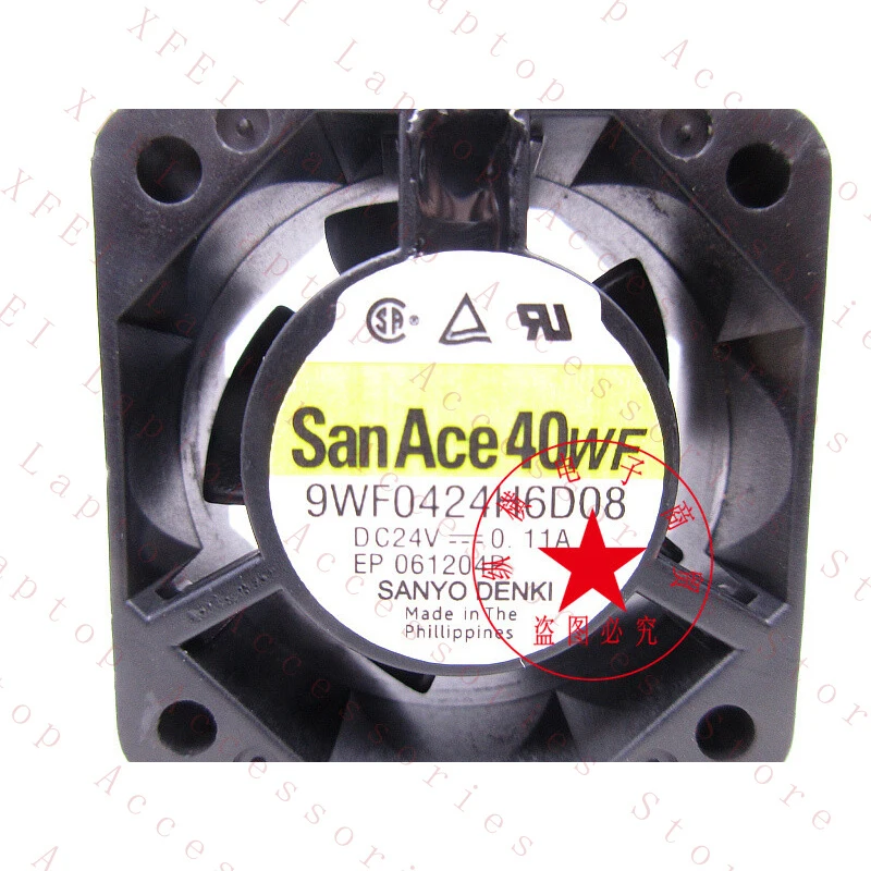 

D 1PC FOR Sanyo 9WF0424H6D08 Cooling Fan 24V 0.11A for Fanuc cooling fan New