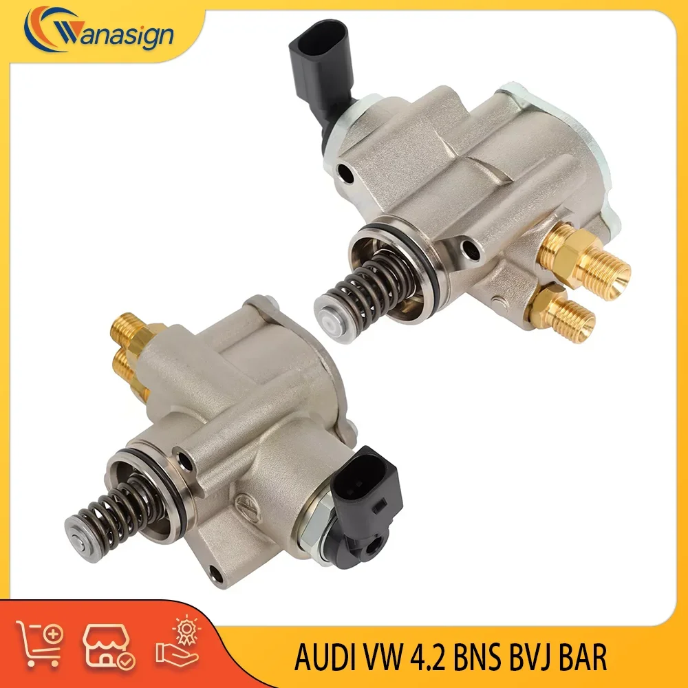 AUTO ENGINE PARTS Left & Right High Pressure Fuel Pump Set For AUDI VW A4 RS4 A6 A8 Q7 TOUAREG 4.2L V8 4.2T GAS 4.2 L T 05-11