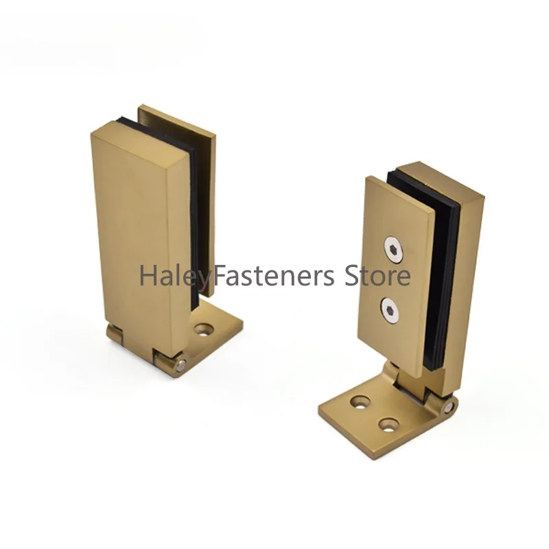 304 Stainless Steel Glass Door Hinge 90/180 Degree Bathroom Door Glass Clip Shower Room Frameless Door Hinge Furniture Hardware