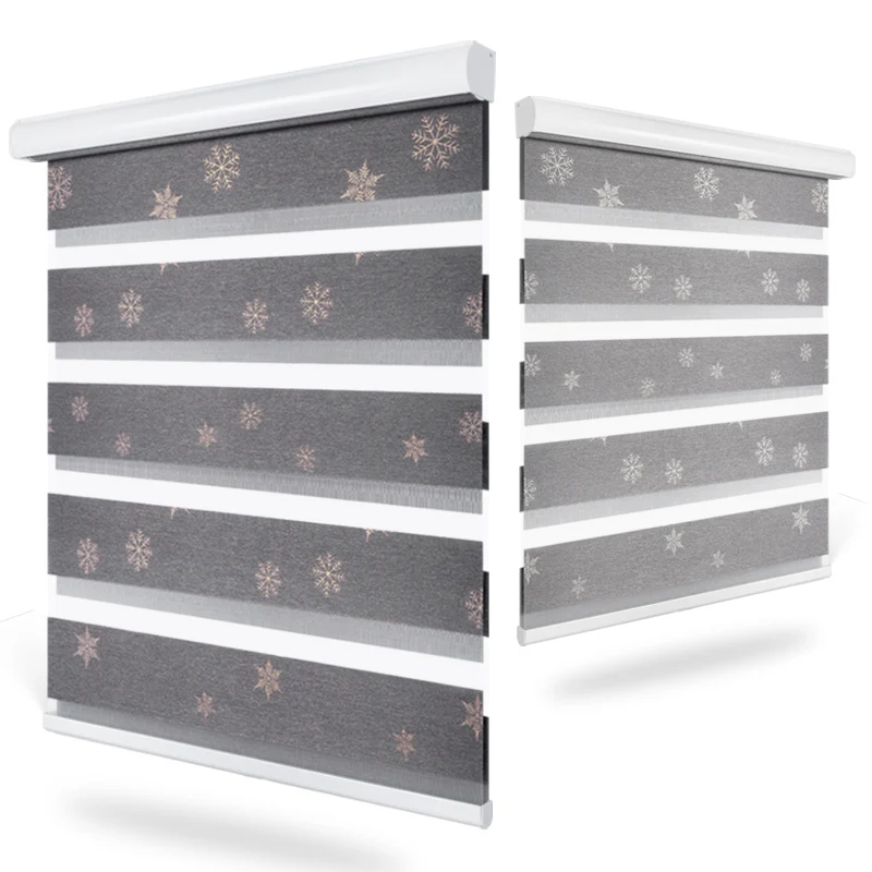 

Умные ручные беспроводные оконные жалюзи Alexa, затемняющие рулонные жалюзи, жалюзи в виде зебры, шторы на роликах