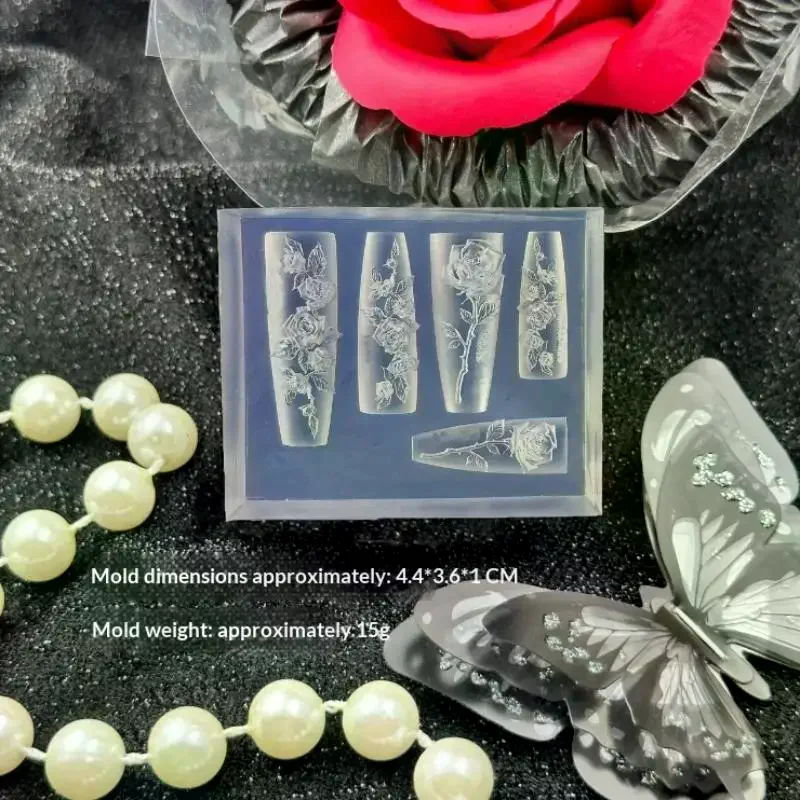 Силиконовая-форма-для-нейл-арта-«Цветы»-рельефная-винтажная-3d-для-декора-ногтей-аксессуары-для-маникюрного-салона-инструмент-для-маникюра-diy