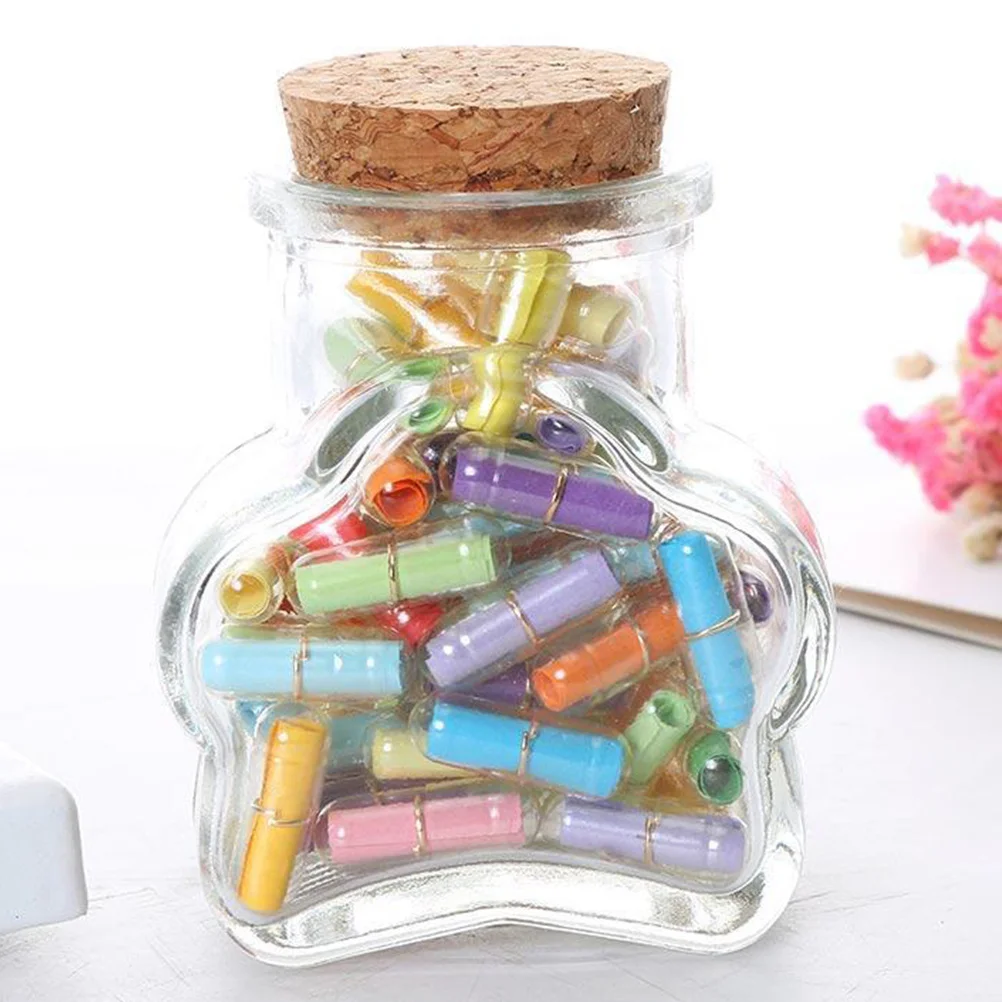 

99Pcs Wishing Bottle Bright Colors Surprise Friends Ideal Gift for Special Occasions Message Capsule Colors Pill