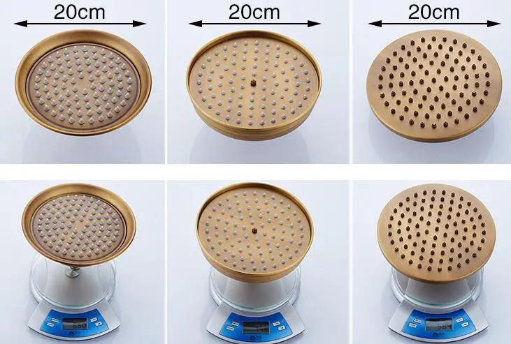 Vidric Antique Bronze Shower Head Hand Shower Hand Shower Holder Copper Bathroom Antique bathroom accessories   ELS2004