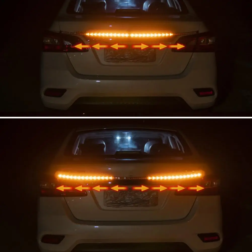 Easy Setup Led Tail Light Dynamic Car Led Tail Light Bar for Truck with Dual-color Fall Warning Signal Multifunctional Turn