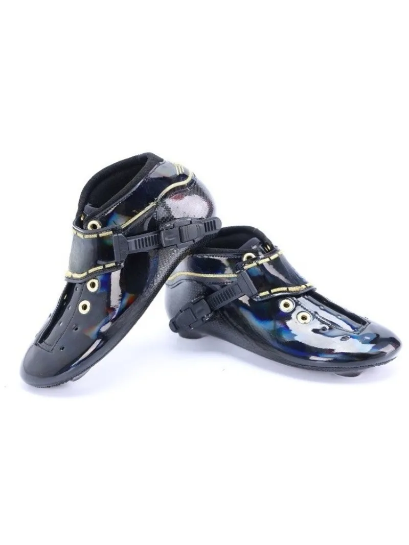 Carbon fiber speed skating shoes roller skates inline wheel skates on