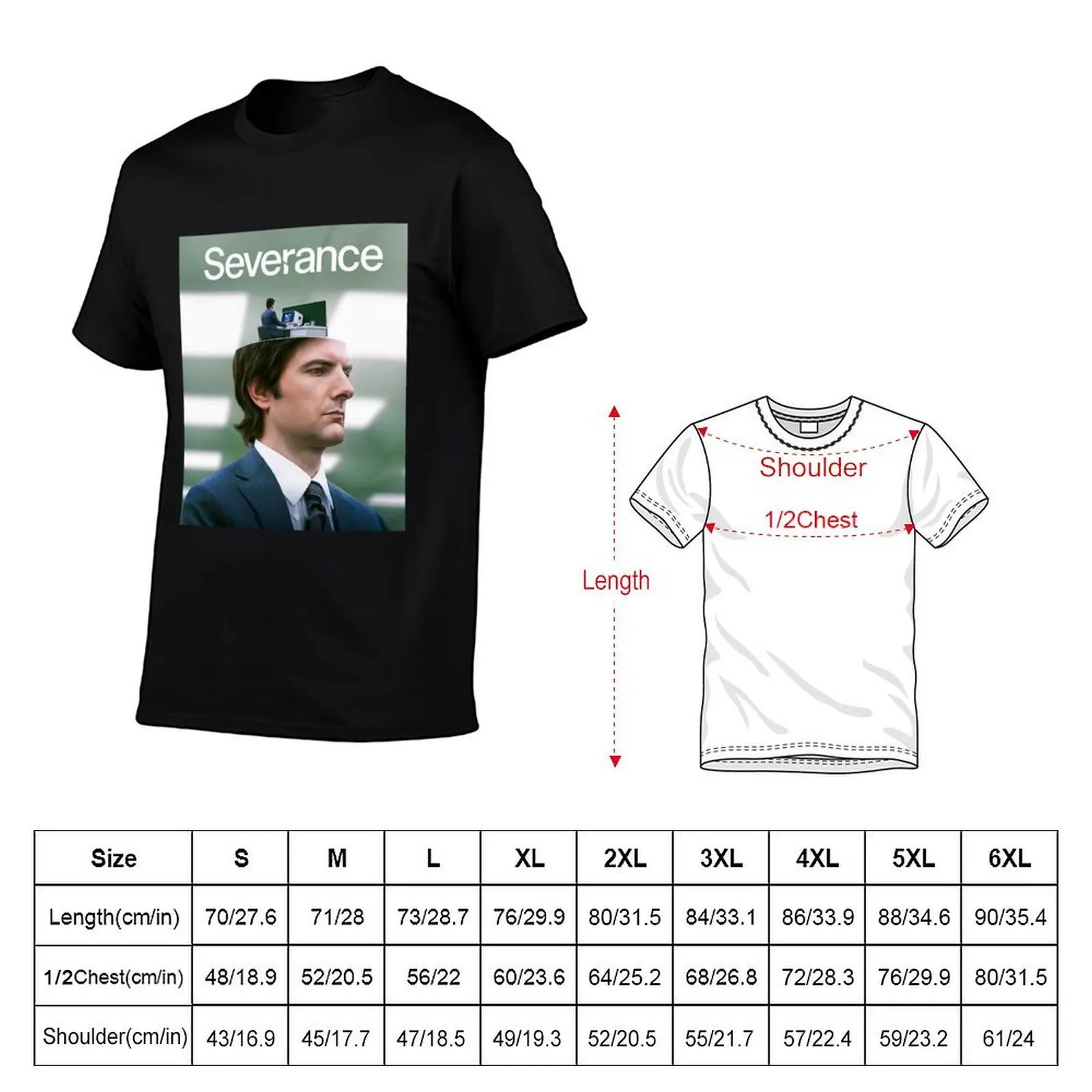 Severance T-Shirt tshirts personalised shirts graphic tee Men's t shirts