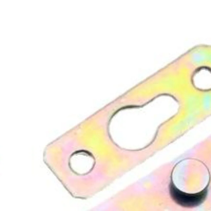 1Set Iron Hook Up Wood Bed Fittings Connectors Bed Brackets Frame Connecting Furniture Hinge Fitting Connector Lock