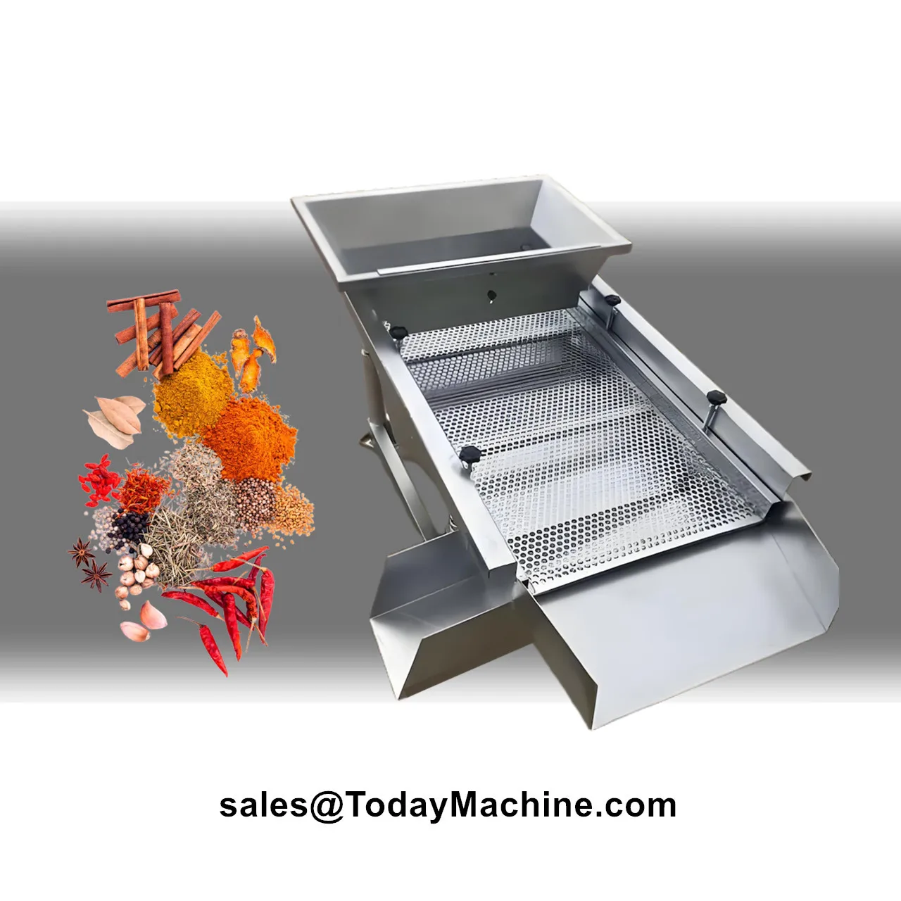 

Stainless Steel Vibrating Screen Flour Sifter Granular Powder Vibratory Sifter Sieve Machine