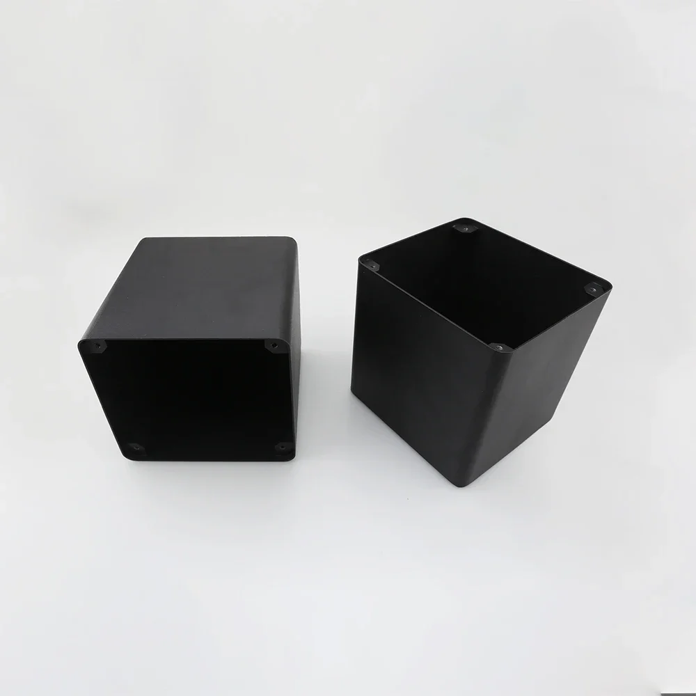 1pc hochwertige Röhre Audio Amp Triode schwarz Transformator schützen Abdeckung Eisen gehäuse Gehäuse 130*120*130mm