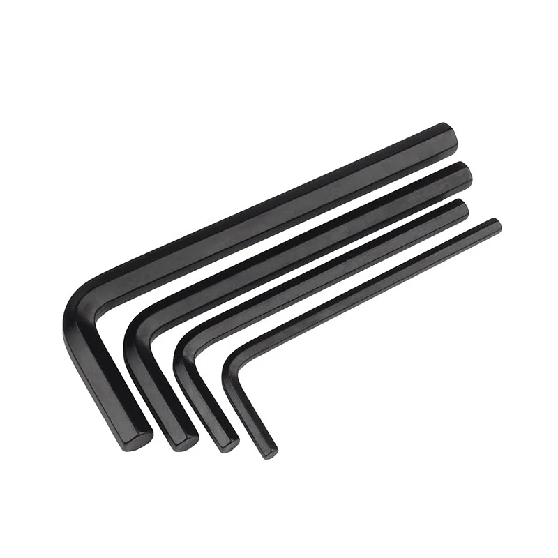 مفتاح ألين أسود 0.7/0.9/1.27/1.5/2/2.5/3/4/5 ~ 17 ملم مفتاح سداسي L-نوع أداة يدوية للدراجات وإصلاح المنزل، أجهزة مضادة للصدأ #5