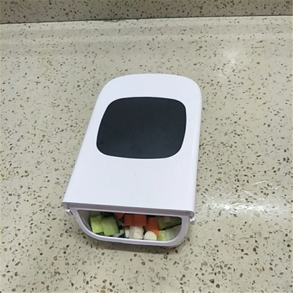 

Professional Easy Pour Opening Vegetable Dicer Stainless Steel Time Saver Veggie Cutter Ultra-Sharp Manual Food Slicer Carrot