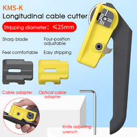 Free shipping Optical Fiber Tool Longitudinal Stripper KMS-K Cable Jacket Slitter Cable Sheath Cutter