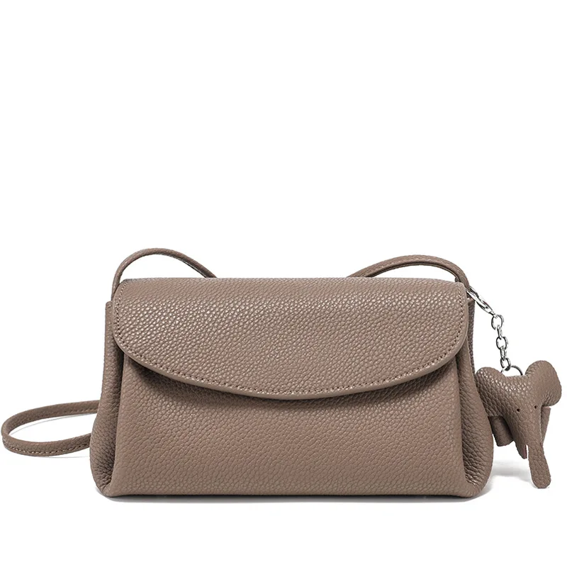 

Модная мини-сумка из воловьей кожи для женщин, 2026, сумка через плечо, нишевая универсальная дорожная сумка, сумки-мессенджеры из натуральной кожи C062