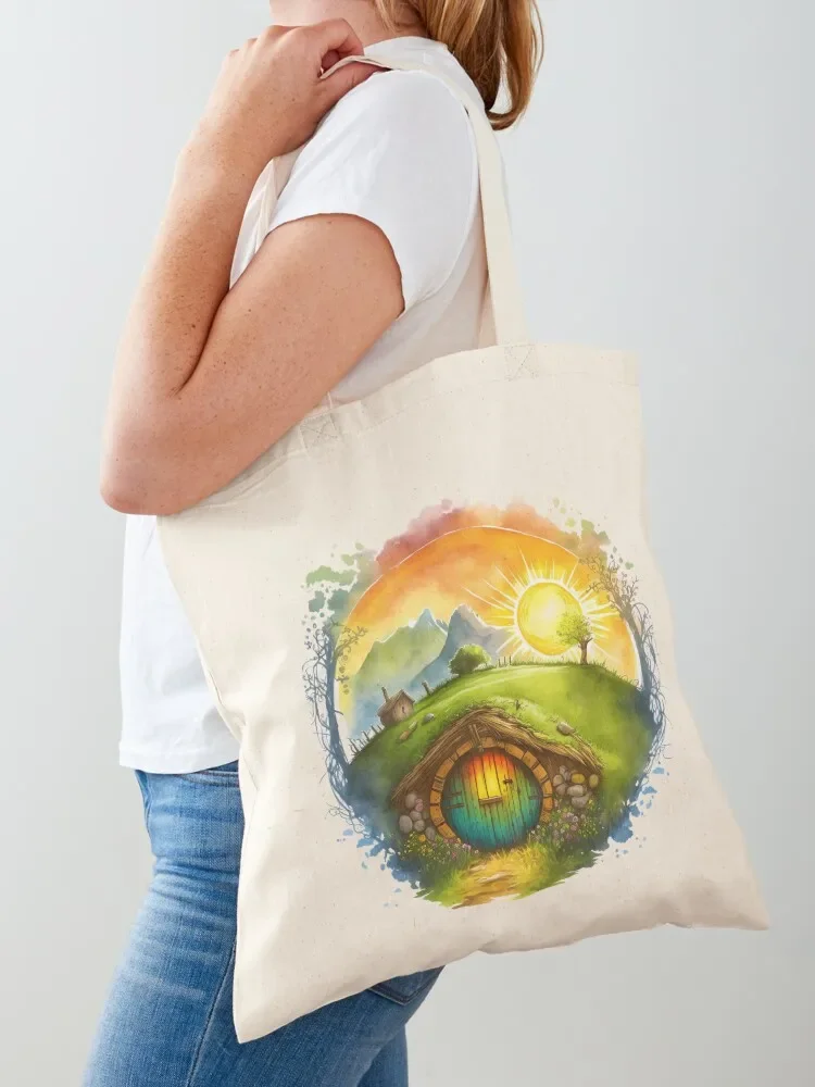 Round Doors in Summer - Fantasy Tote Bag Handbags women Women's shopper bag Tote Bag