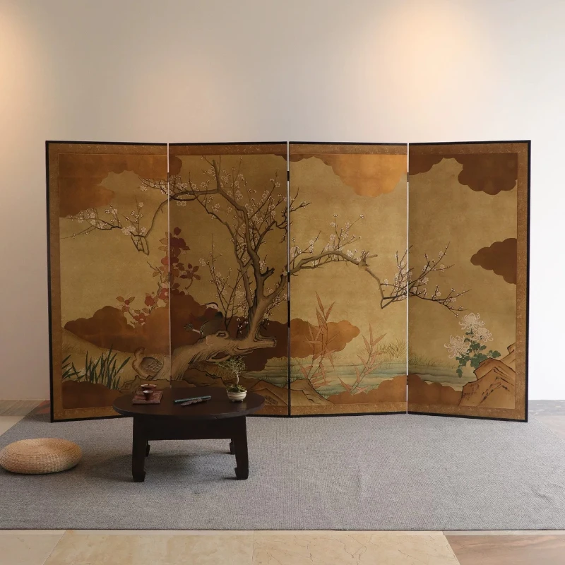 LMM Song Dynasty Aesthetics Screen Partition Living Room Hotel Entrance Entrance Block Folding