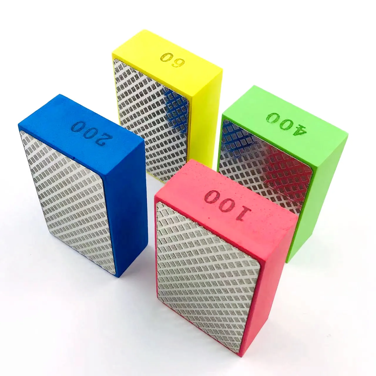 RSMXYO Diamant-Handpolierpads 95mmx58mm Fliesen-Glas-Schleifblock-Pad Stein Marmor Keramik Schleifscheibe – Detail 10