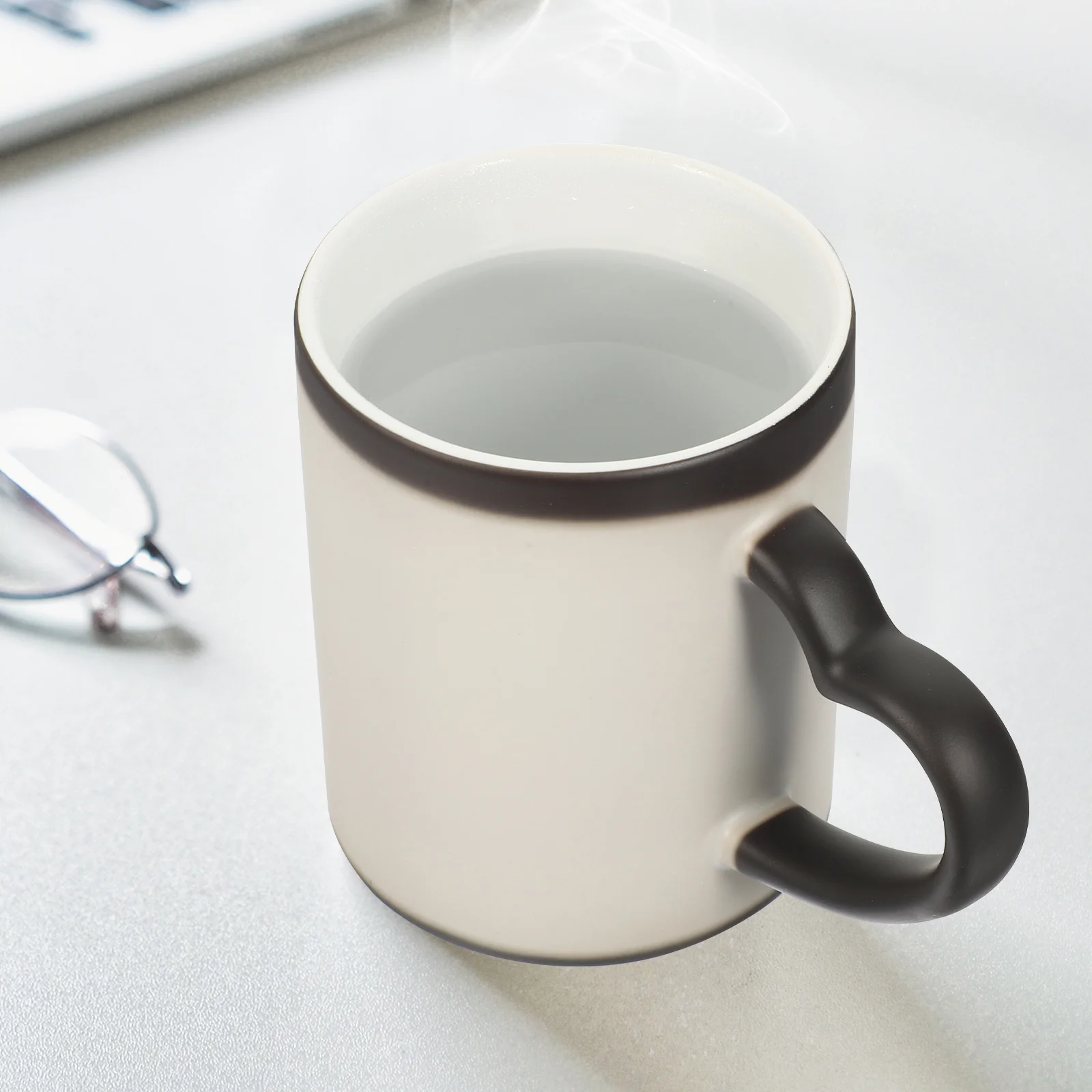 

Color Changing Sublimation Ceramic Coffee Cup Blank Durable Ceramic Mug Heat Transfer Water Cup for School Souvenirs and