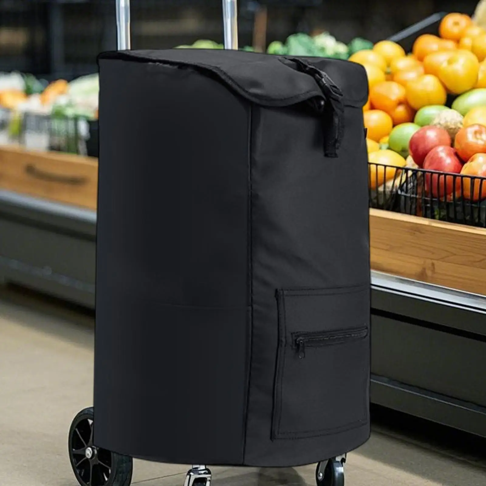 

Replacement Bag for Shopping Cart Reusable Lightweight Household for Aluminium Alloy Frame for Utility Cart Trolley Bag Portable