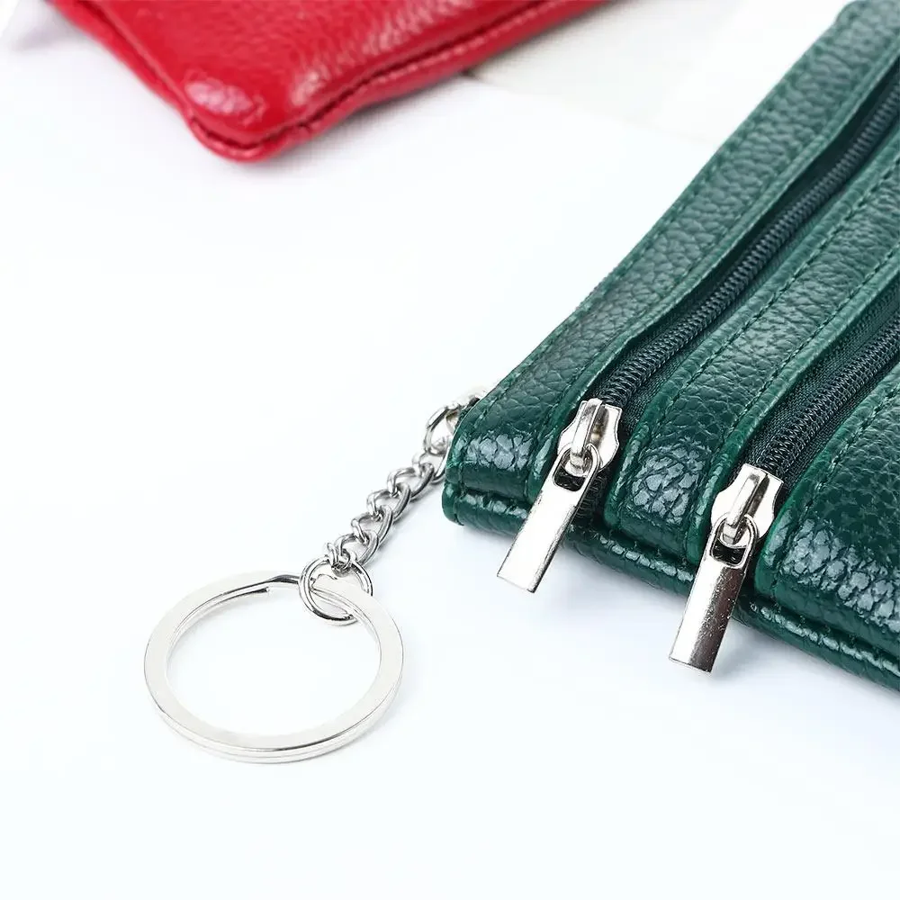 2026 Fashion Leather Coin Purse Women Small Wallet Change Purses Mini Zipper Money Bags Children's Pocket Wallets Key Holder