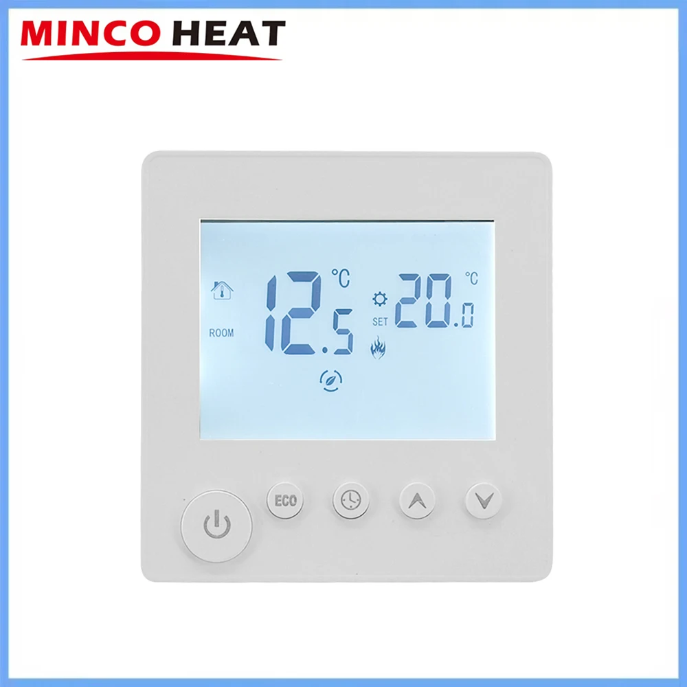 

Energy-saving, High-power 16A 25A Electric Underfloor Heating Thermostat LCD Display Temperature Controller