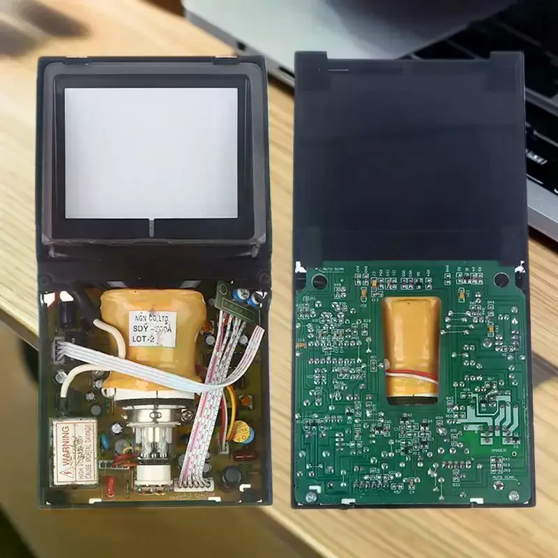 شاشة تلفزيون ريترو 12 فولت 4.2 وات CRT، وحدة فيديو عرض 4 بوصة