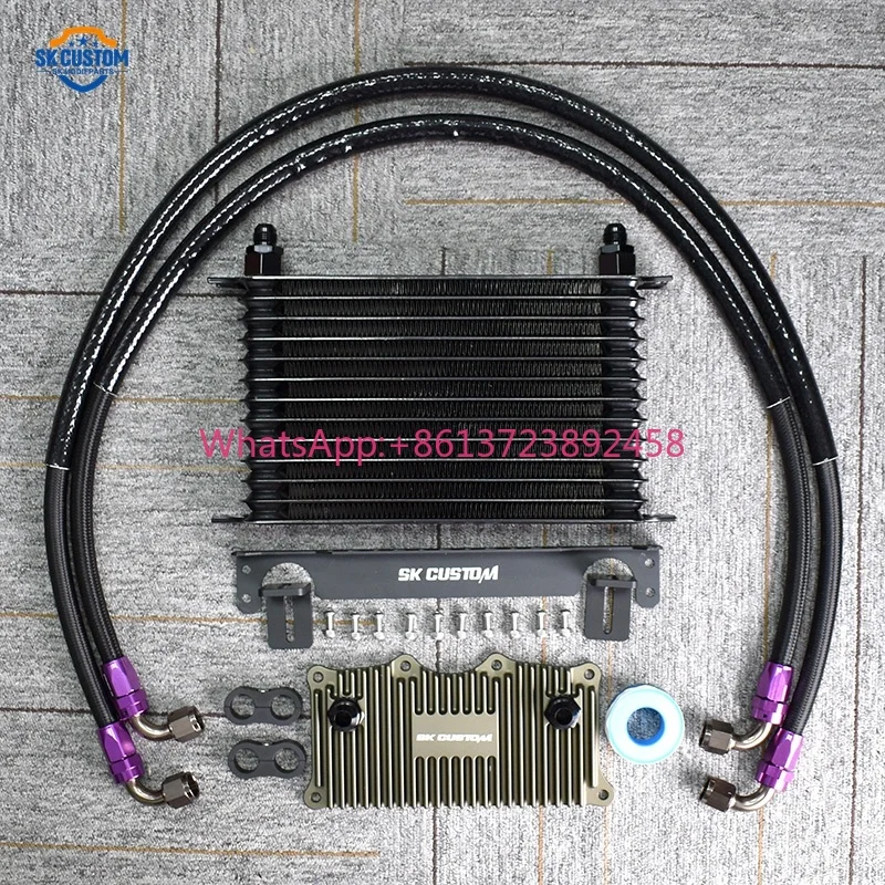 Oil Cooler Kit for  Cayenne 92A 2011-2017 Panamera 970 2010-2016 Engine Nylon Hose Kit