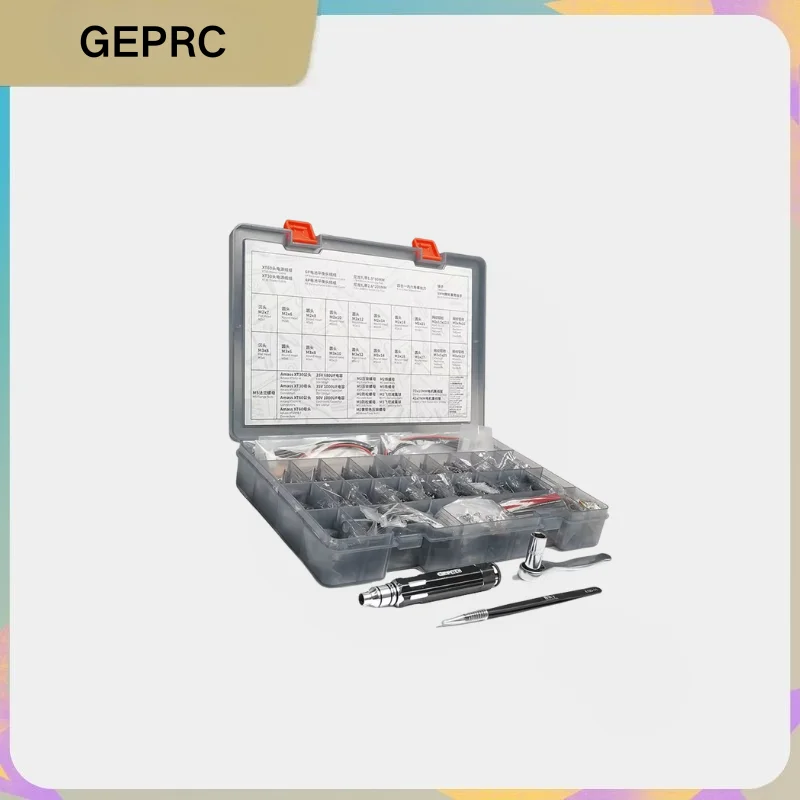 

GEPRC FPV Hardware Pack Box Screws Nuts Standoffs for Aircraft Frame RC Quadcopter Drone Accessories Parts Spares Fasteners
