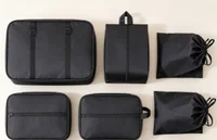 HTMCK Pcs Travel Organizer Set Packing Cubes Portable Wardrobe Suitcase Storage Bags Clothes & Shoe Pouches for Portable Luggage 5