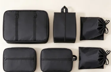 HTMCK Pcs Travel Organizer Set Packing Cubes Portable Wardrobe Suitcase Storage Bags Clothes & Shoe Pouches for Portable Luggage 5 HTMCK Pcs Travel Organizer Set Packing Cubes Portable Wardrobe Suitcase Storage Bags Clothes & Shoe Pouches for – view 5