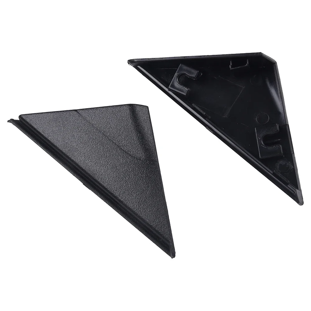 2x Fender Pillar Trim Mirror Corner Molding For Hyundai Elantra 2017 2020 Exterior Rearview Mirror Triangle Plates ABS Material