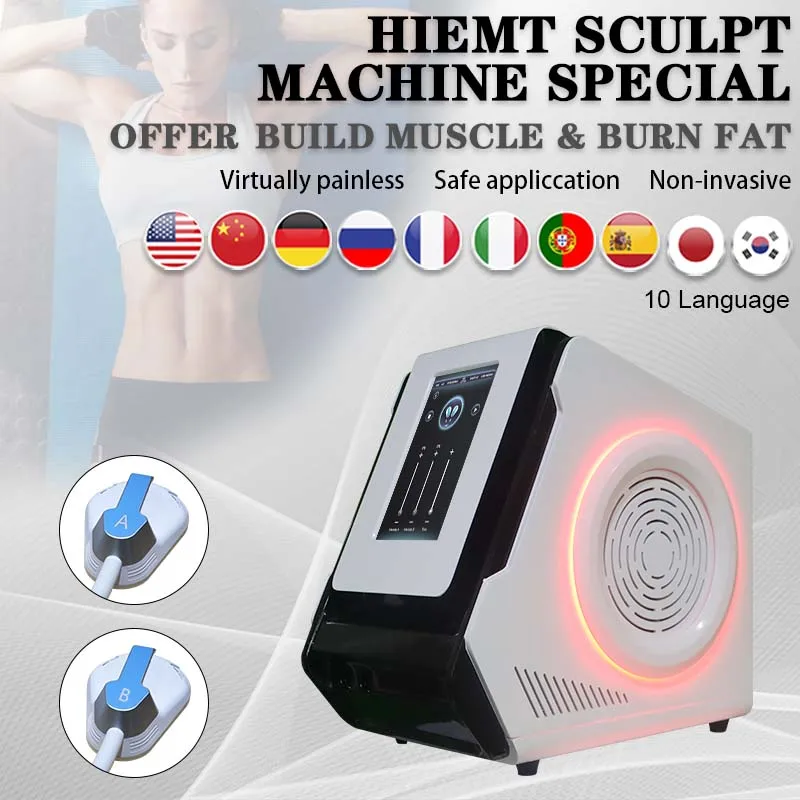 ADG 2,4 and 5 Handles EMSlim Slimming Device Fat Burn Muscle Sculpt Stimulator Electromagnetic Machine Cellulite Reduce