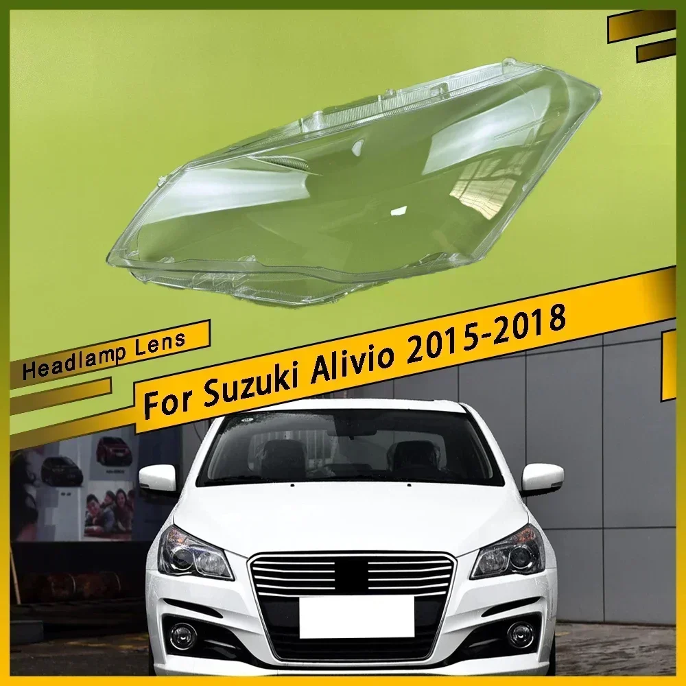 

Front Headlamp Lens Cover Headlight Shell Transparent Shade Plexiglass Lampshade Housing For Suzuki Alivio 2015 2016 2017 2018